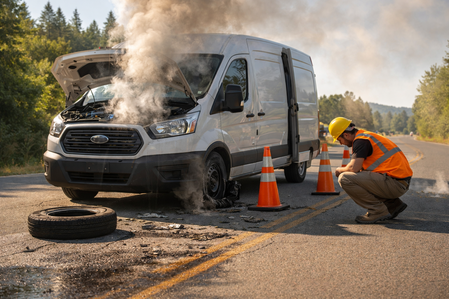 Vehículo en verano y prevención