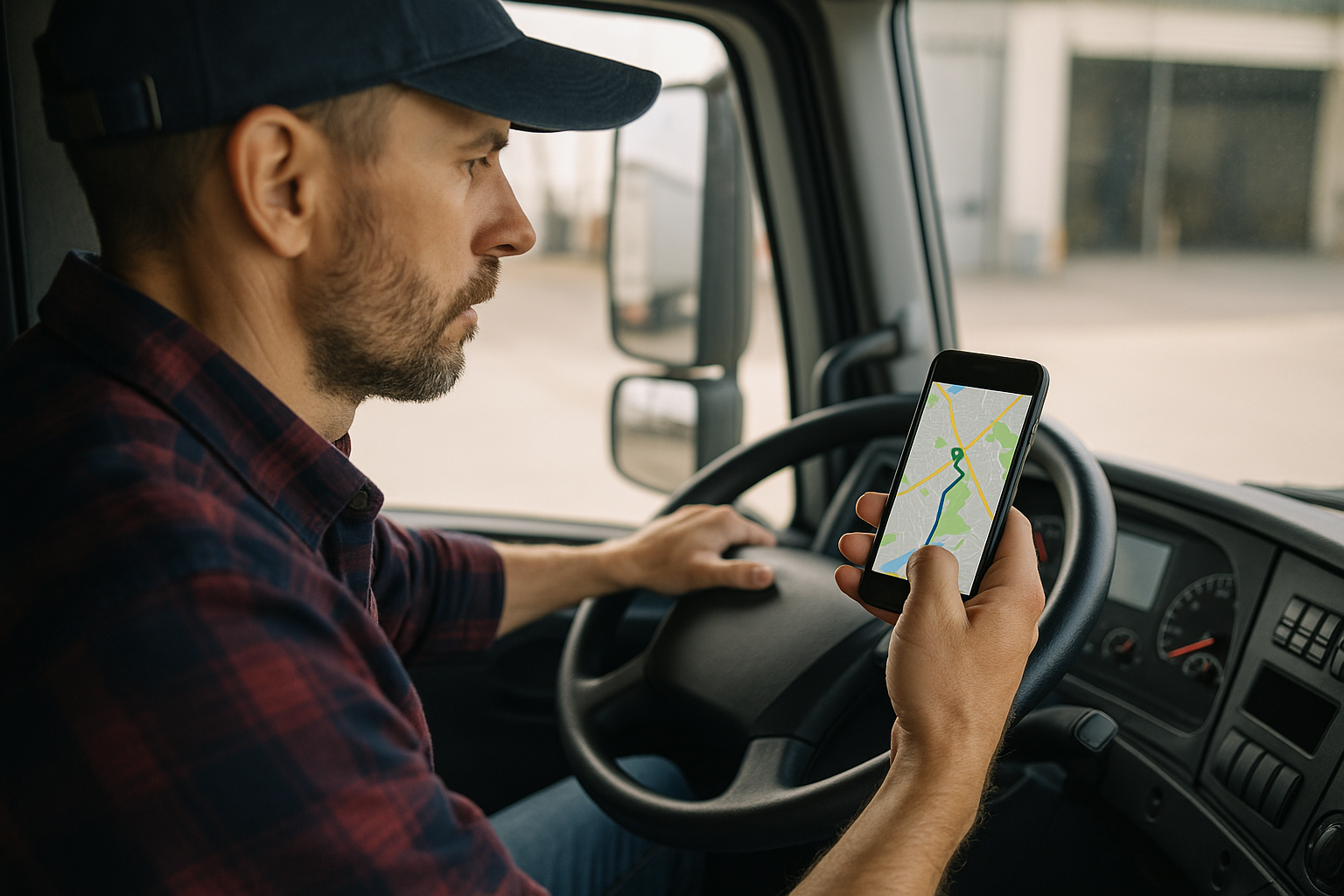 Mapa de rutas de flota